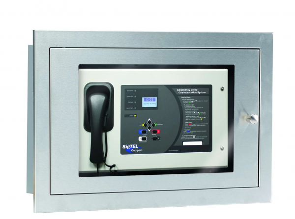 Glazed Stainless Steel Enclosure, medium depth