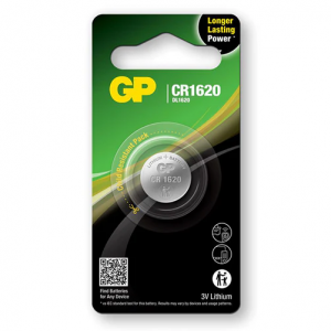 GP Lithium Coin Batteries CR1620
