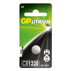 GP Lithium Coin Batteries CR1220