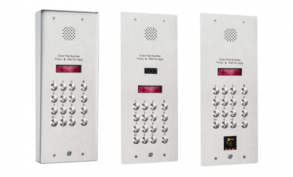 Vandal resistant range - Digital door entry panels