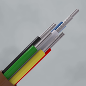 Intruder Alarm Cable | 6 Multi Core | TYPE 3 | Eca | PVC | White & Brown