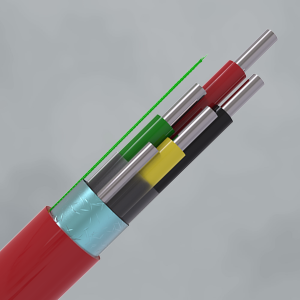 Intruder Alarm Cable | 4 Solid Core | TYPE 1 | Cca | LSZH | Red | 100m