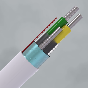 Intruder Alarm Cable | 2 Solid Core | TYPE 1 | Cca | LSZH | Red | 100m