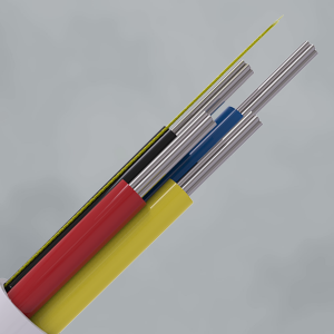 Intruder Alarm Cable | 4 Multi Core | TYPE 3 | Eca | PVC | White