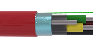 Intruder Alarm Cable | 4 Solid Core | TYPE 1 | Bca | LSZH | Red | 100m