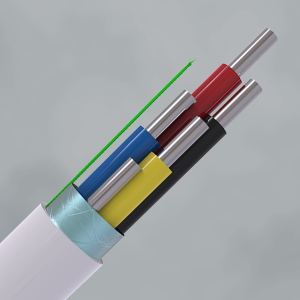 Intruder Alarm Cable | 4 Solid Core | TYPE 1 | Cca | LSZH | White | 100m